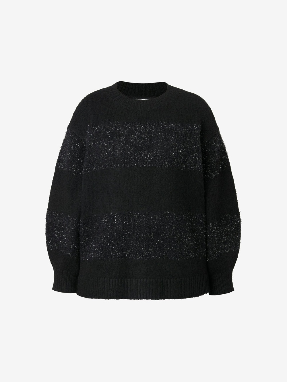 Studio Untold Shimmery Sweater in Black - Picture 3 of 5